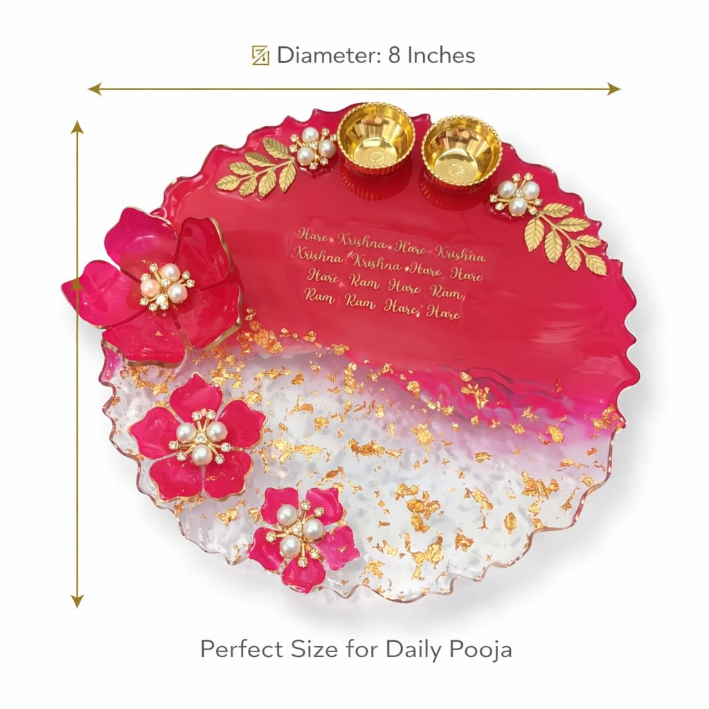 Pooja Thali Pink