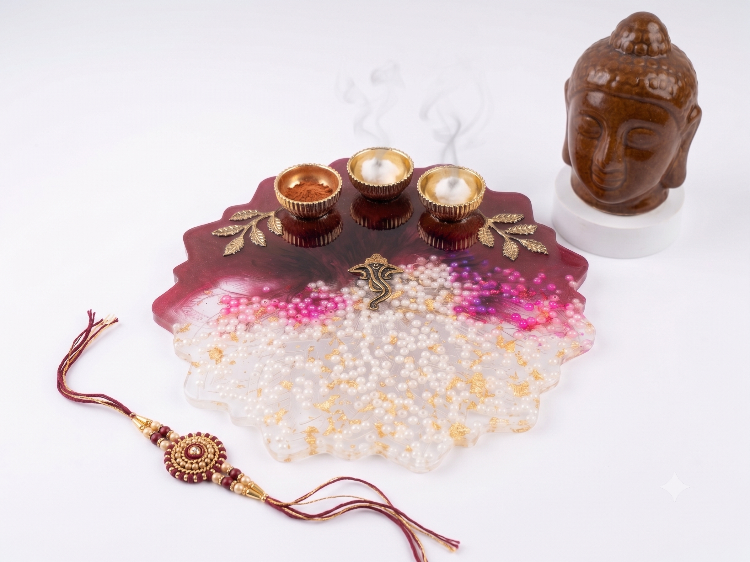 Pooja Thali with Rakhi